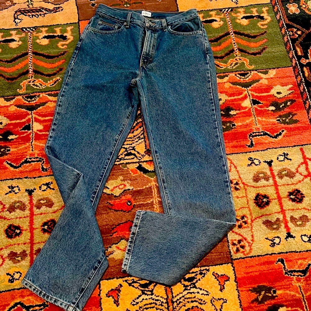Calvin Klein gently worn blue jeans